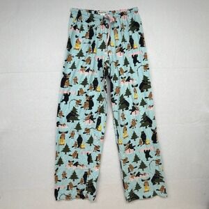 Little Blue‎ House Hatley Pajama Pants Womens M Woodland Bear Moose Cotton